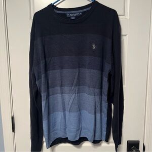 U.S. Polo Assn. Blue Ombré Sweater